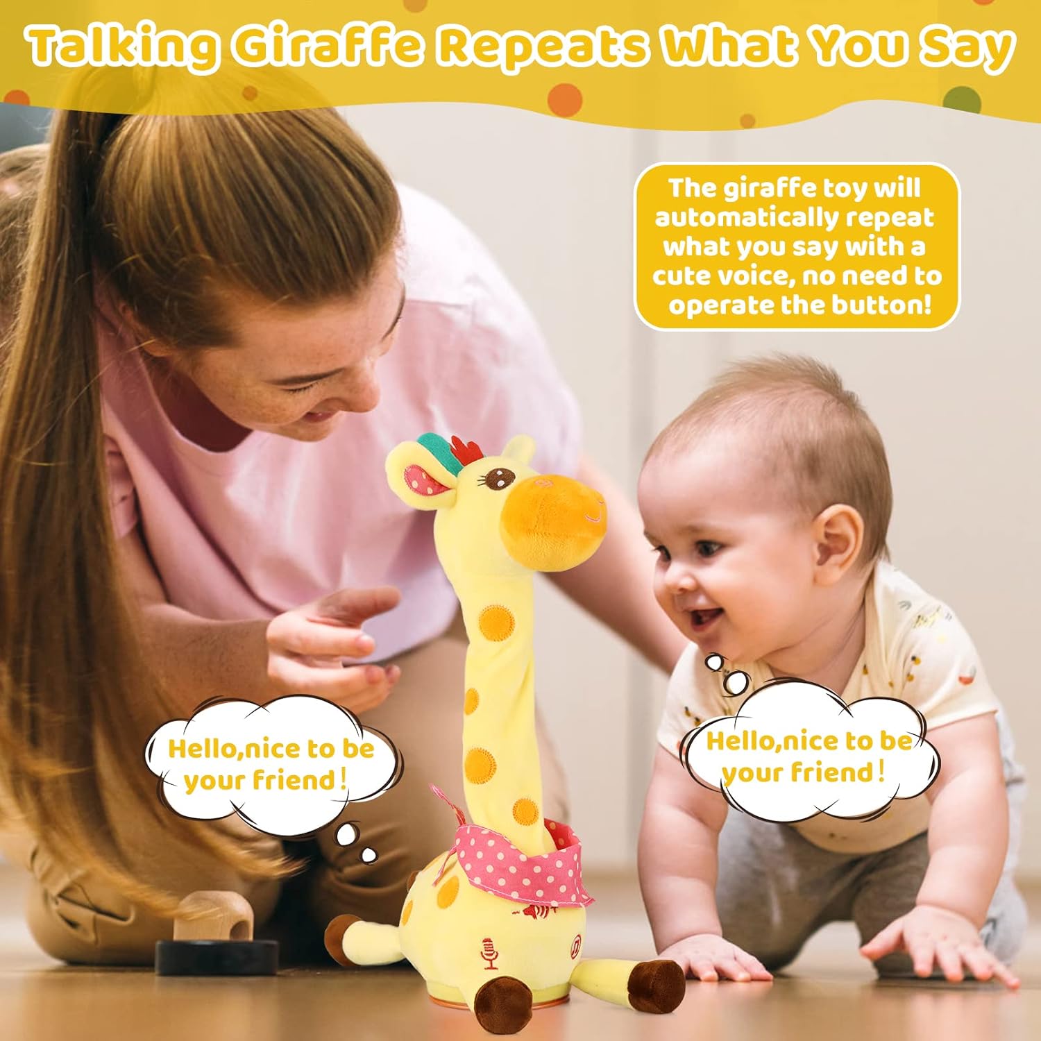 GroovyGiraffe™ – Singendes & Tanzendes Plüsch-Giraffchen | 50% Rabatt
