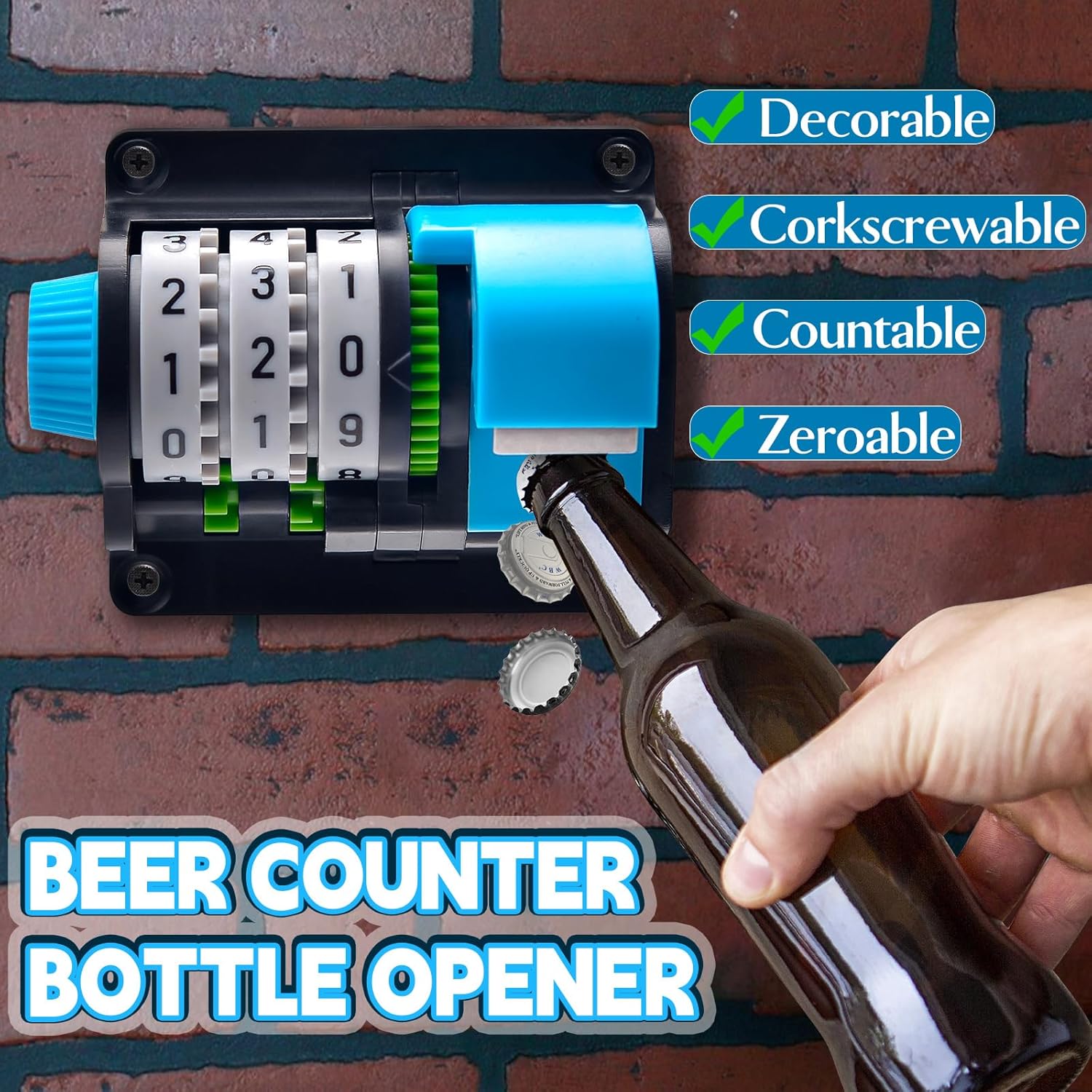 BierBuddy™ – Der Wandanbringer mit Zähler | 50% RABATT