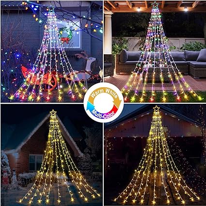 Multicolor LED-Weihnachtsbäume | 50% RABATT