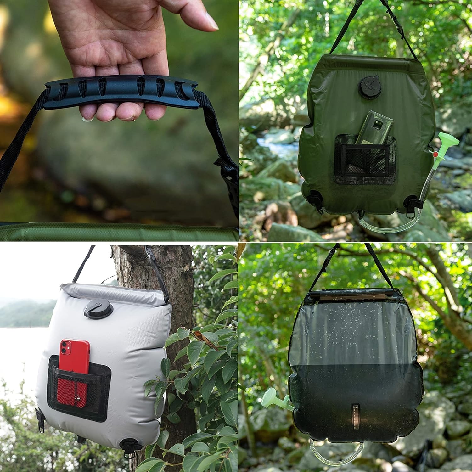 Tragbare Solar-Duschtasche 20L - Ideal Für Camping & Outdoor Abenteuer