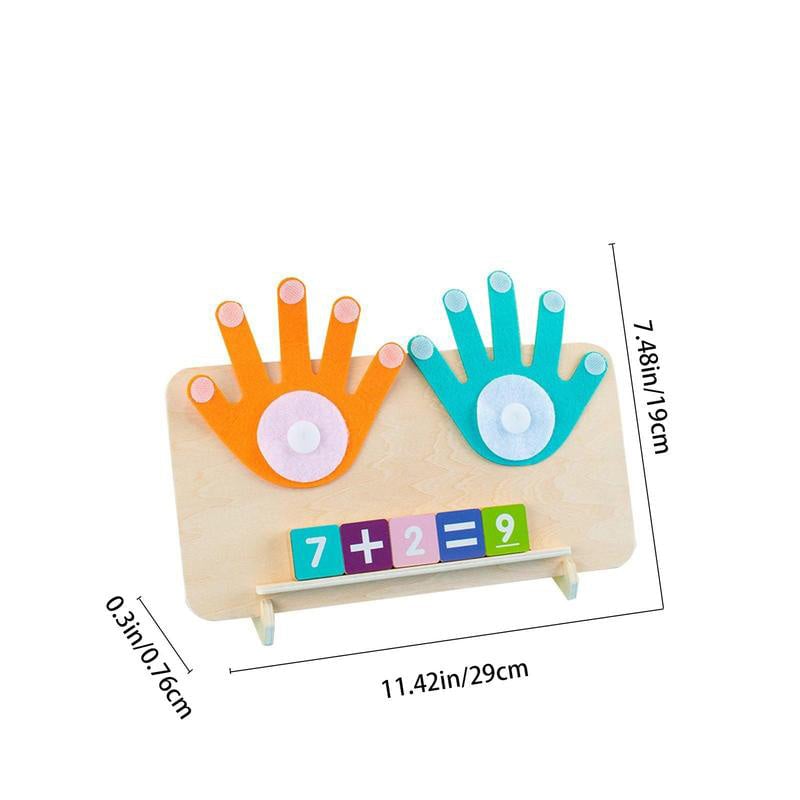 MatheSpaß – Montessori Fingerzählen Lernspielzeug | 50% RABATT