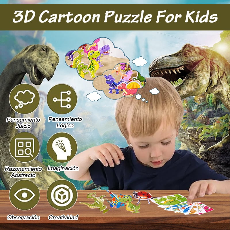 EduPuzzle – Pädagogisches 3D Cartoon Puzzle