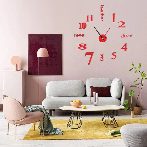 🌟 Kreative Stille DIY Wanduhr – Kunstvolles Design für Ihr Zuhause! 🌟 | 50% RABATT