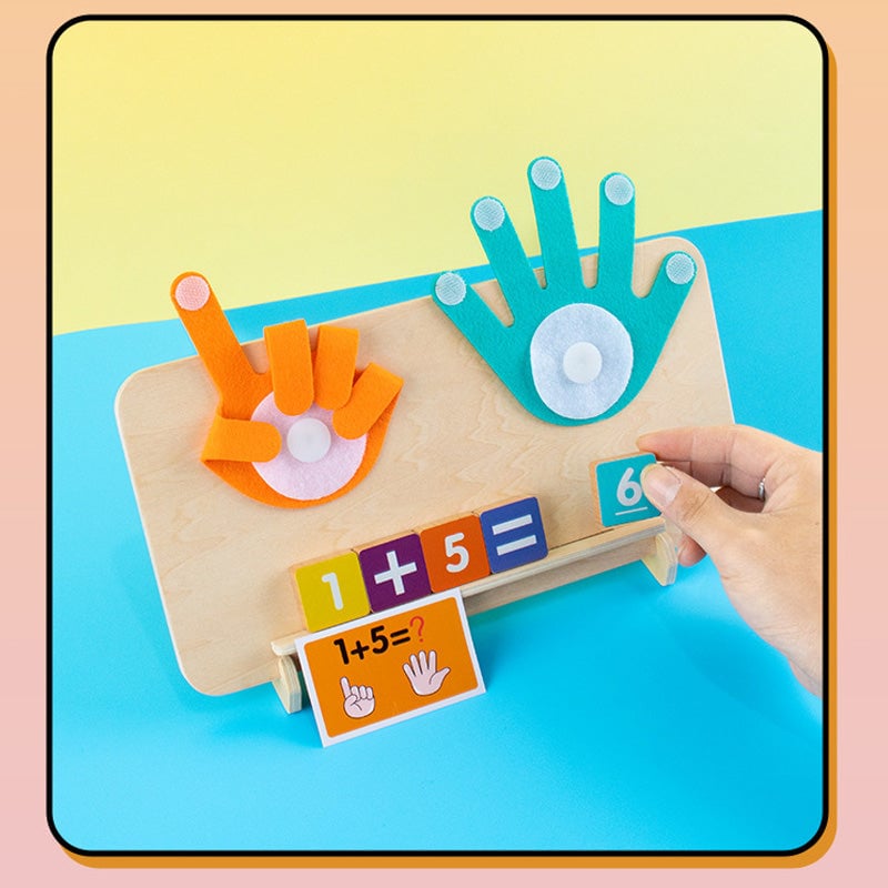 MatheSpaß – Montessori Fingerzählen Lernspielzeug | 50% RABATT
