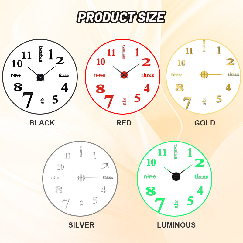🌟 Kreative Stille DIY Wanduhr – Kunstvolles Design für Ihr Zuhause! 🌟 | 50% RABATT