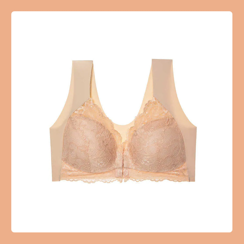 Frontknopf dünner BH Spitze sexy Dessous
