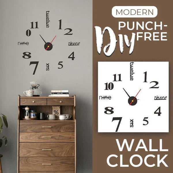 🌟 Kreative Stille DIY Wanduhr – Kunstvolles Design für Ihr Zuhause! 🌟 | 50% RABATT