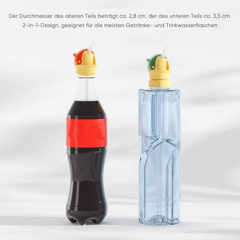 Wiederverwendbarer Trinkflaschendeckel für Kinder | 1+1 GRATIS
