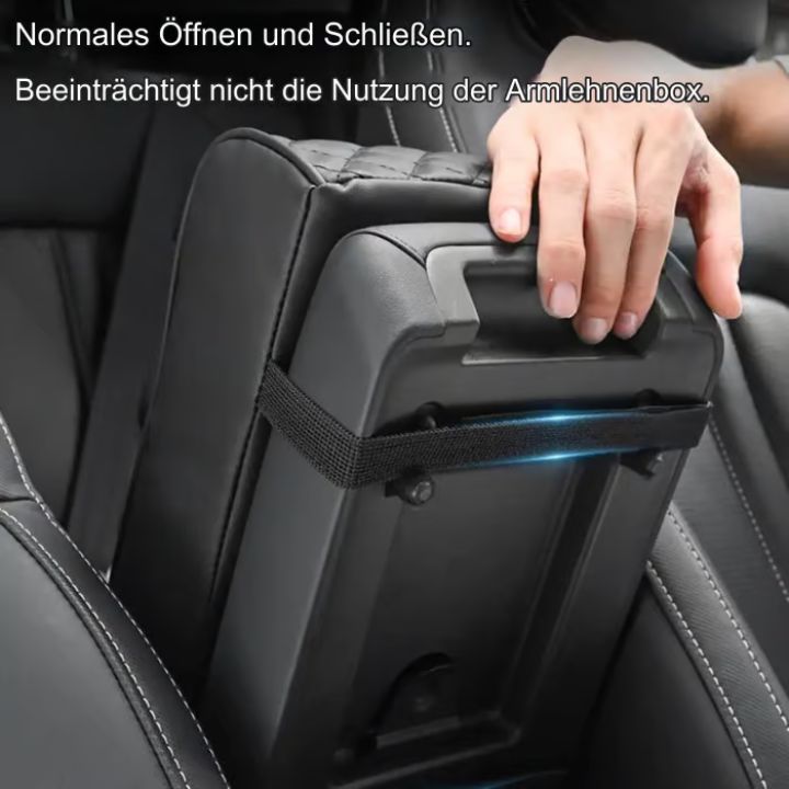 Auto-Armlehnenbox - Ergonomische Polsterung & Praktischer Stauraum