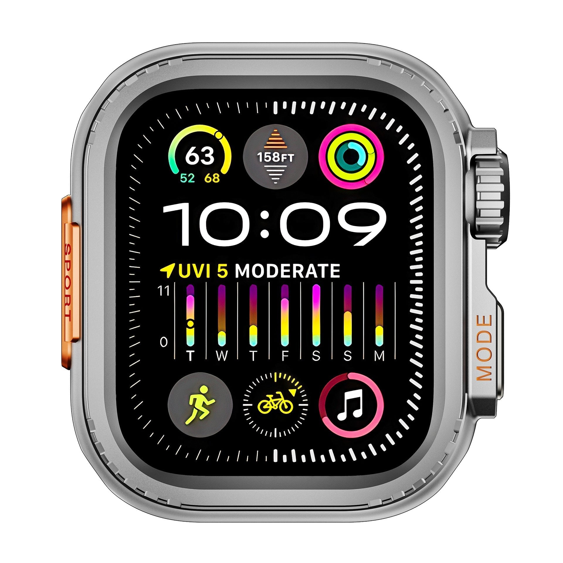 Variant image for Titan Uhrengehäuse - Robuster Schutz Für Ihre Apple Watch-9