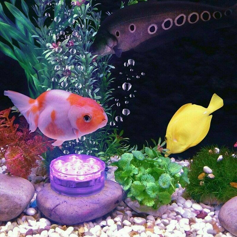 Wasserdichte LED-Unterwasserlampe mit Fernbedienung - GlowRipple
