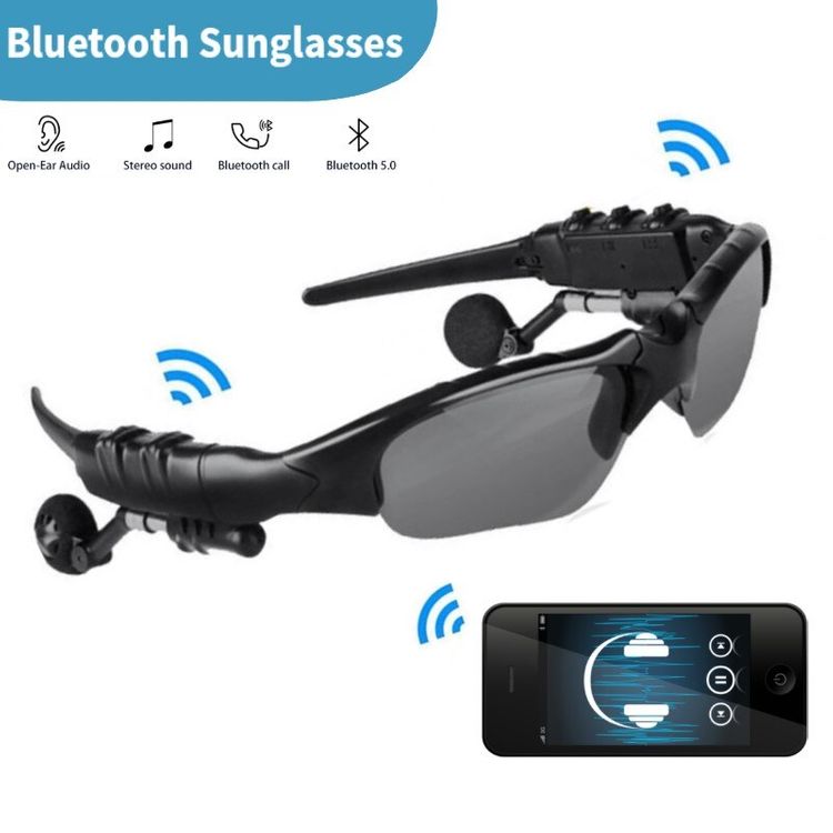 SoundVision™ Kabellose Sportbrille mit Bluetooth & Polarisierung