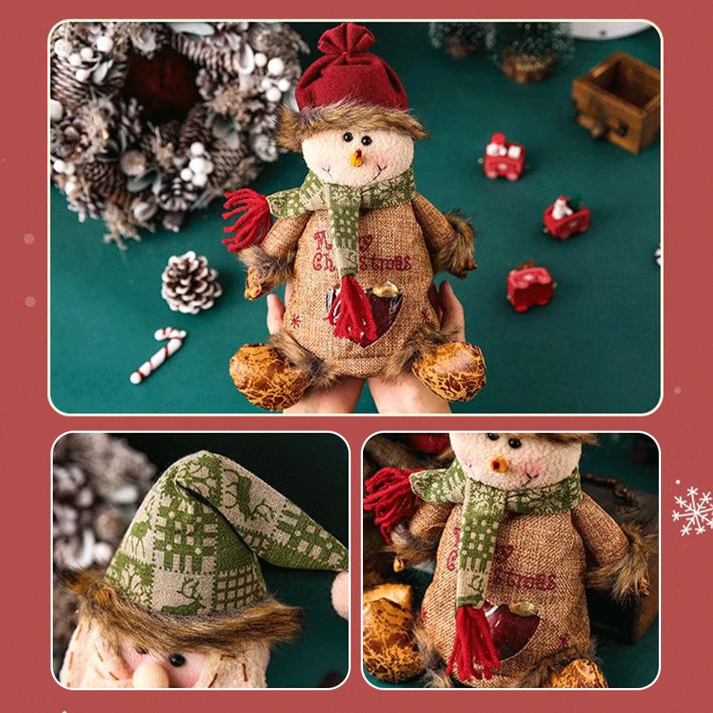 MerryBag – Weihnachtliche Geschenk-Tasche mit Reißverschluss | 1+2 GRATIS
