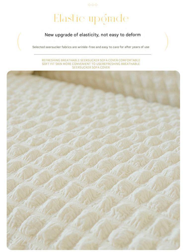 LuxLace™ Premium Seersucker Sofabezug | 50% RABATT