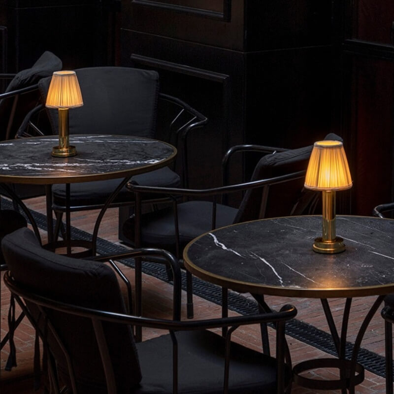 LED Cordless™ Silk Metall Tischlampe | 50% RABATT