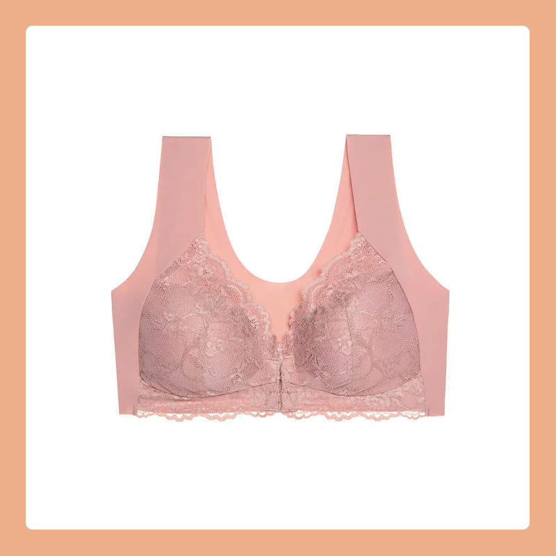Frontknopf dünner BH Spitze sexy Dessous