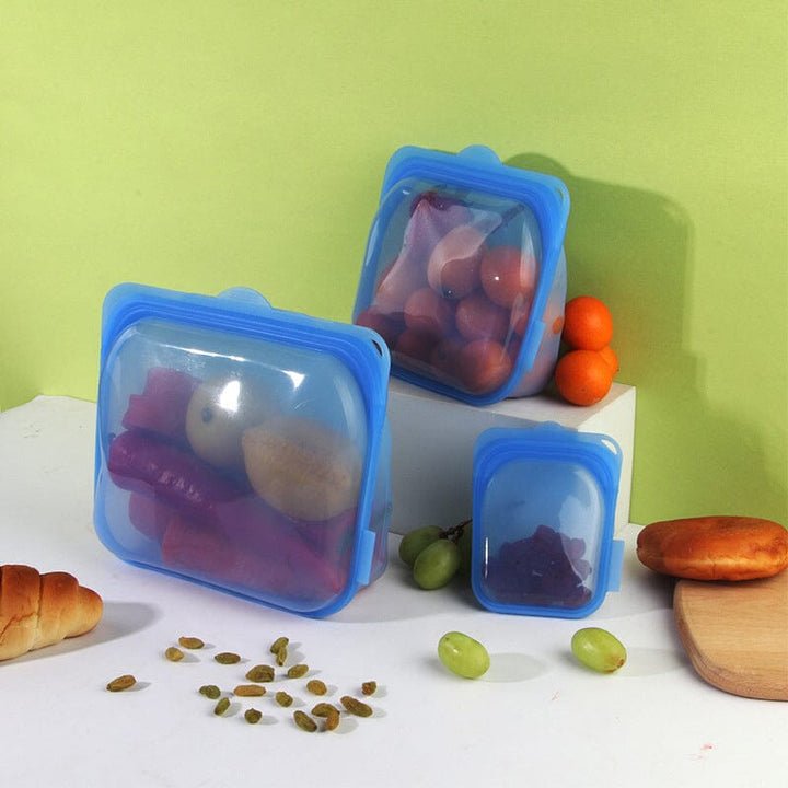 Wiederverwendbare Aufbewahrungsbeutel™ - 1+1 GRATIS (2x 3-Pack)