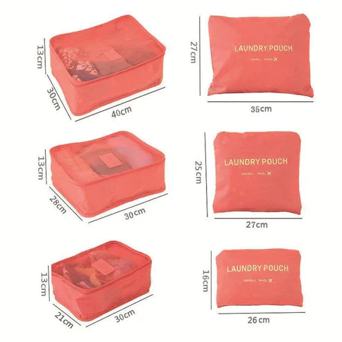 TravelSet™ 6 Aufbewahrungstaschen für Koffer | 50% Rabatt