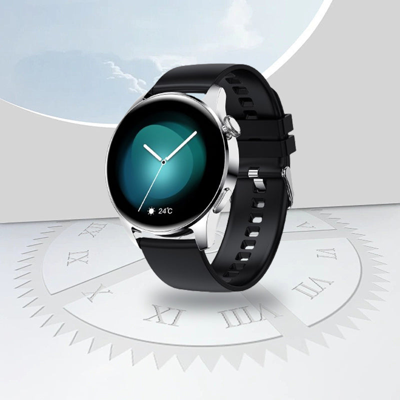 HealthTech - Herzfrequenz- und Blutzuckermessung, Sportuhr mit Bluetooth-Anruf | 50% RABATT