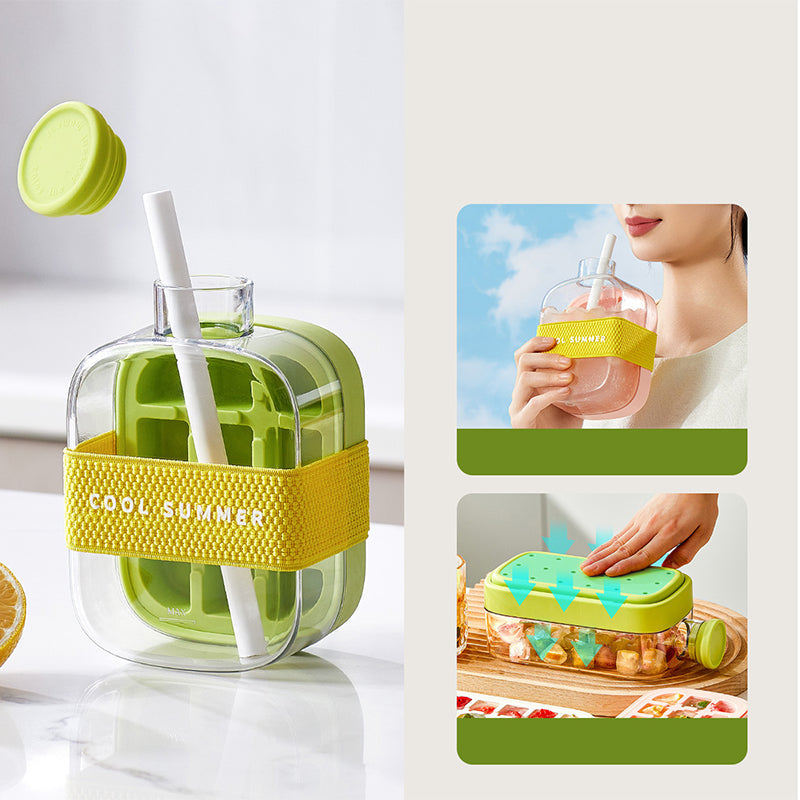 Press-To-Cold Eiswürfelform & Wasserkocher | 1+1 GRATIS