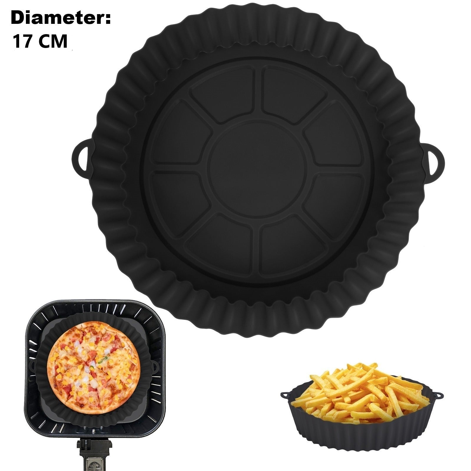 FryGuard - Silikon-Backblech für die Heißluftfritteuse | 1+1 GRATIS