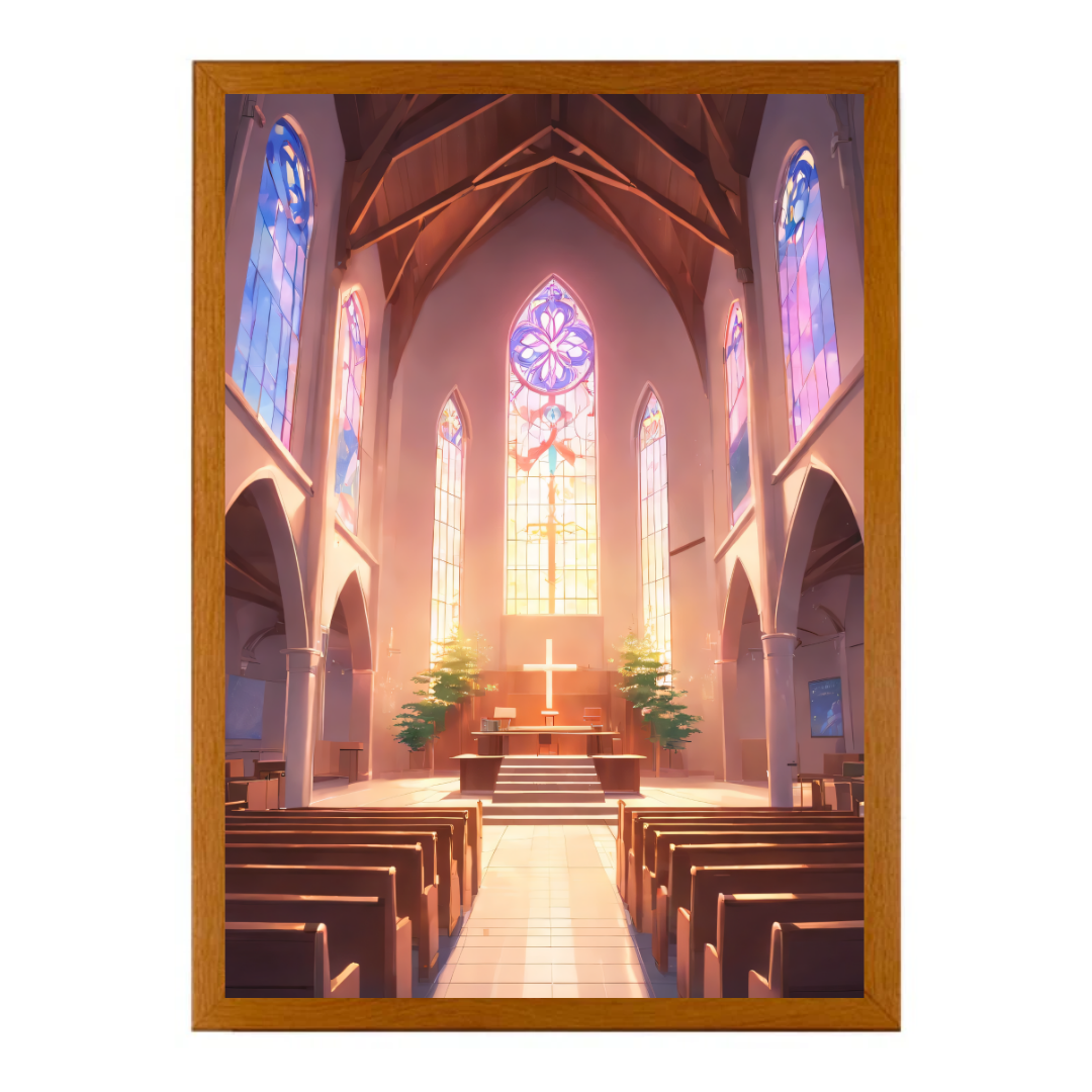 HeiligLicht - Jesus Led 4D Lichtmalerei-christliche Wandkunst | 50% RABATT