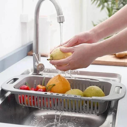 OrdnungsMeister™ - Stilvolle Ablage über der Spüle | 50% RABATT