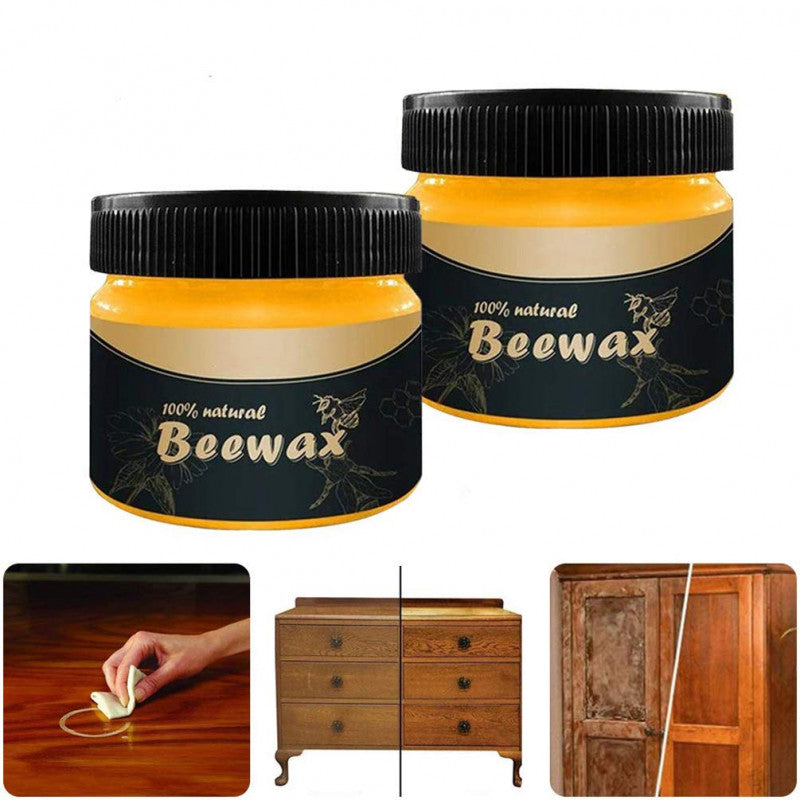 Beeswax - Bio-Holzmöbelpolitur 80g | 1+1 GRATIS
