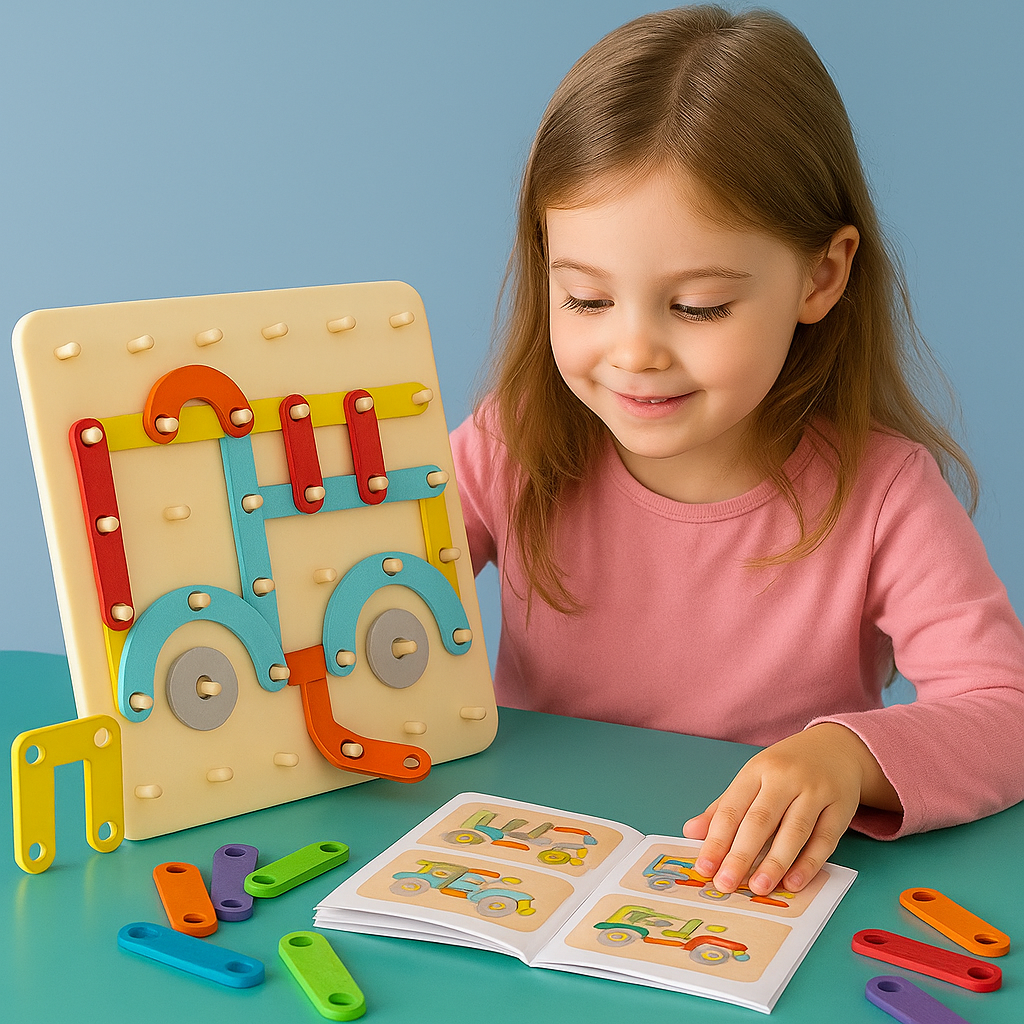 PuzzleBoard™ – Kreatives Montessori-Spiel für Kinder | 50% RABATT