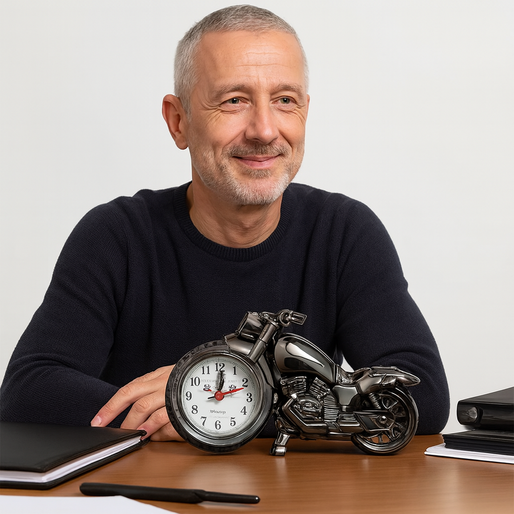 MotoClock – Vintage Design & Präzision | 50% RABATT