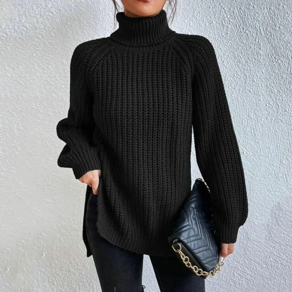 SaintParis™ - Langärmeliger Rollkragenpullover aus Baumwolle | 50% RABATT