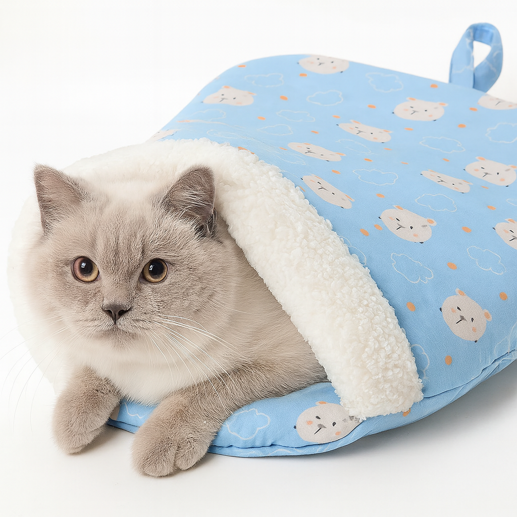 PurrNest – Kuscheliger Katzenschlafsack | 50% RABATT