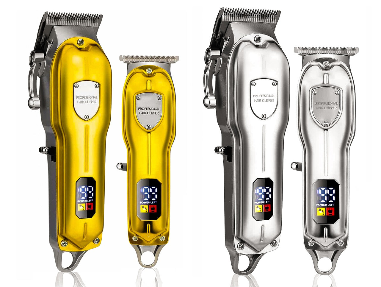 Professionelle kabellose Haarschneidemaschine inkl. Reisetasche - Gold Edition