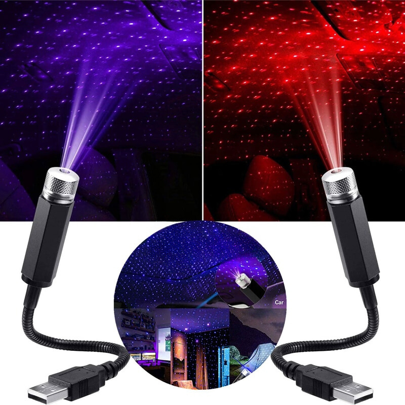 Snaky™ | LED-Projektlampe | USB-LED-Lampe für einen Sternenhimmel im Auto!