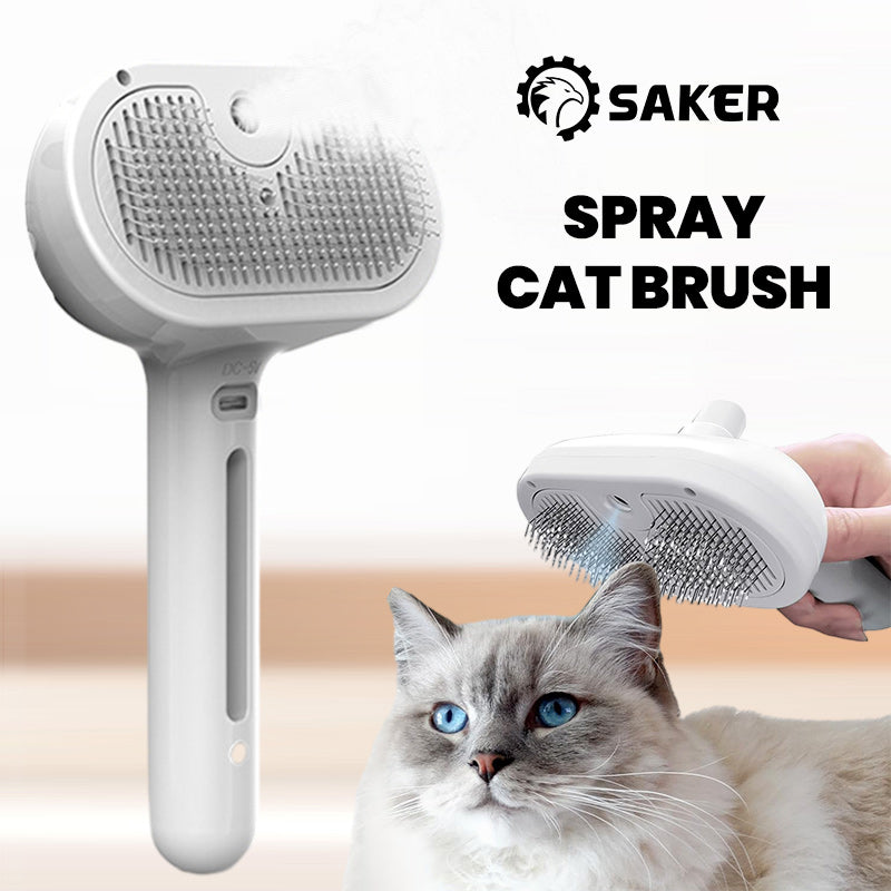 Katzenbürste Mit Spray - Für Glänzendes Fell & Sanfte Pflege