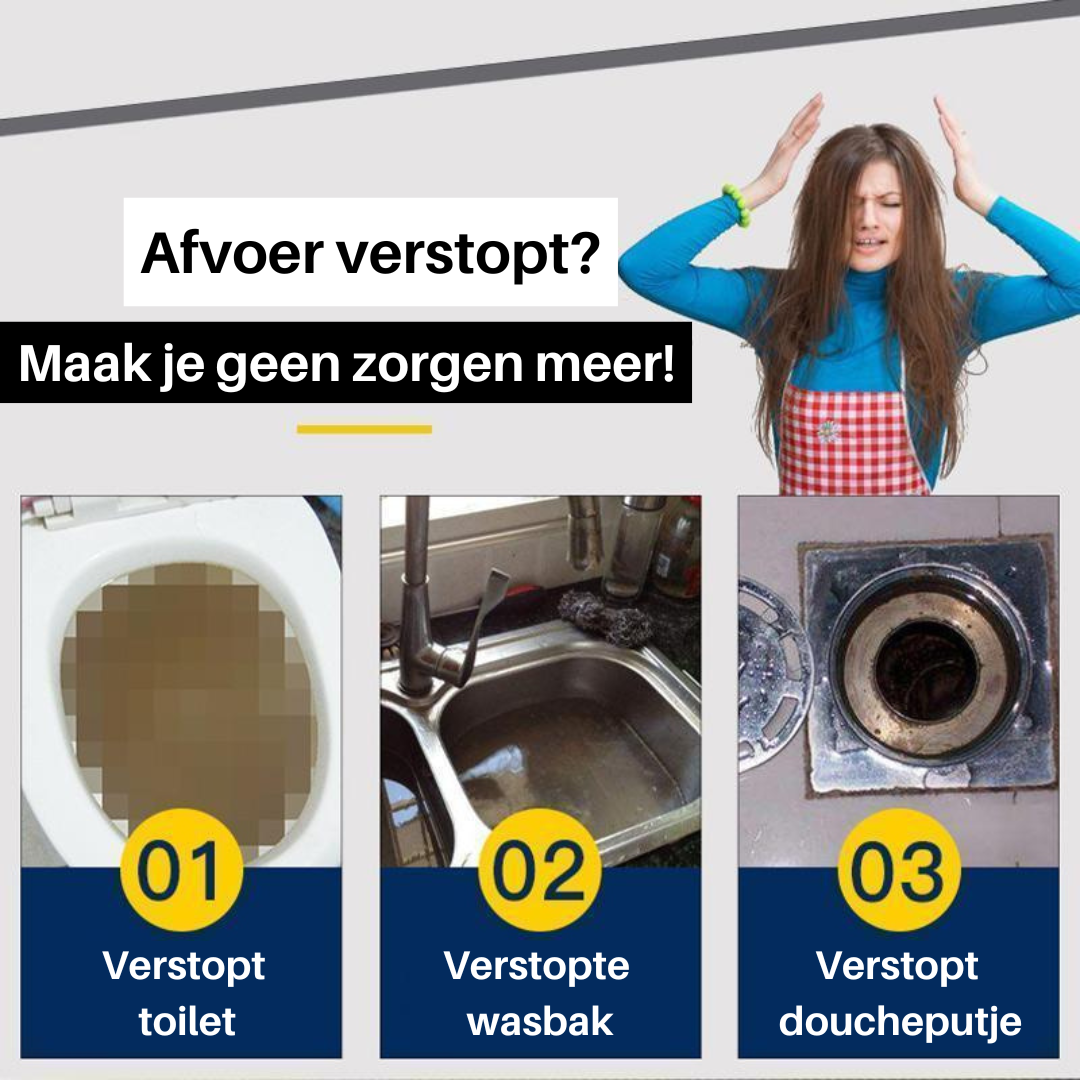 FlushMaster® Pro |  1+1 GRATIS | Nie wieder ein verstopfter Abfluss