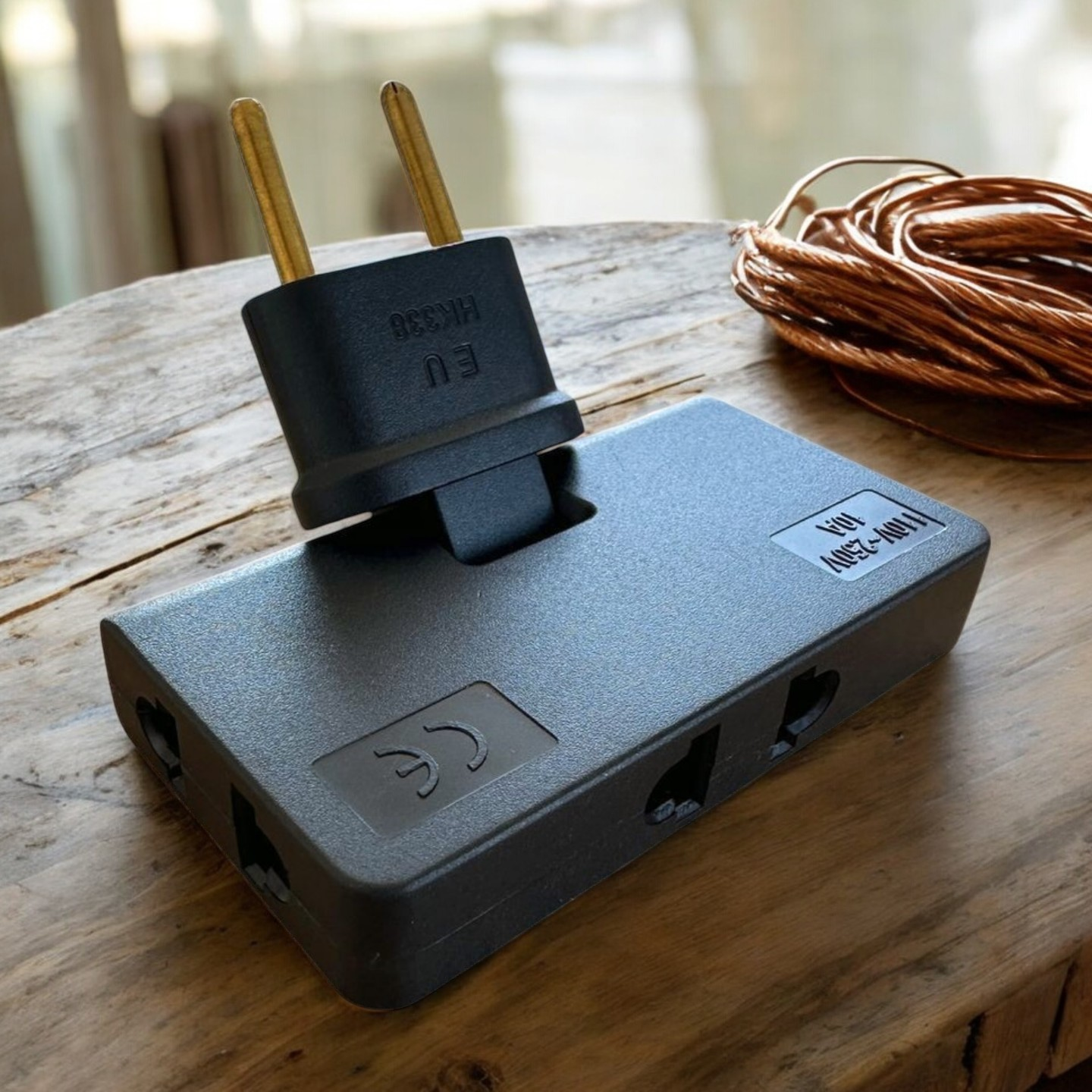 Mehrfachstecker mit 180º-Schwenkkopf | 1+1 GRATIS