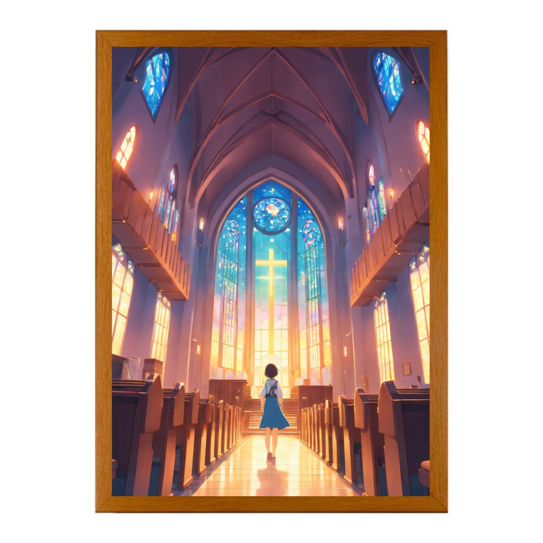 HeiligLicht - Jesus Led 4D Lichtmalerei-christliche Wandkunst | 50% RABATT