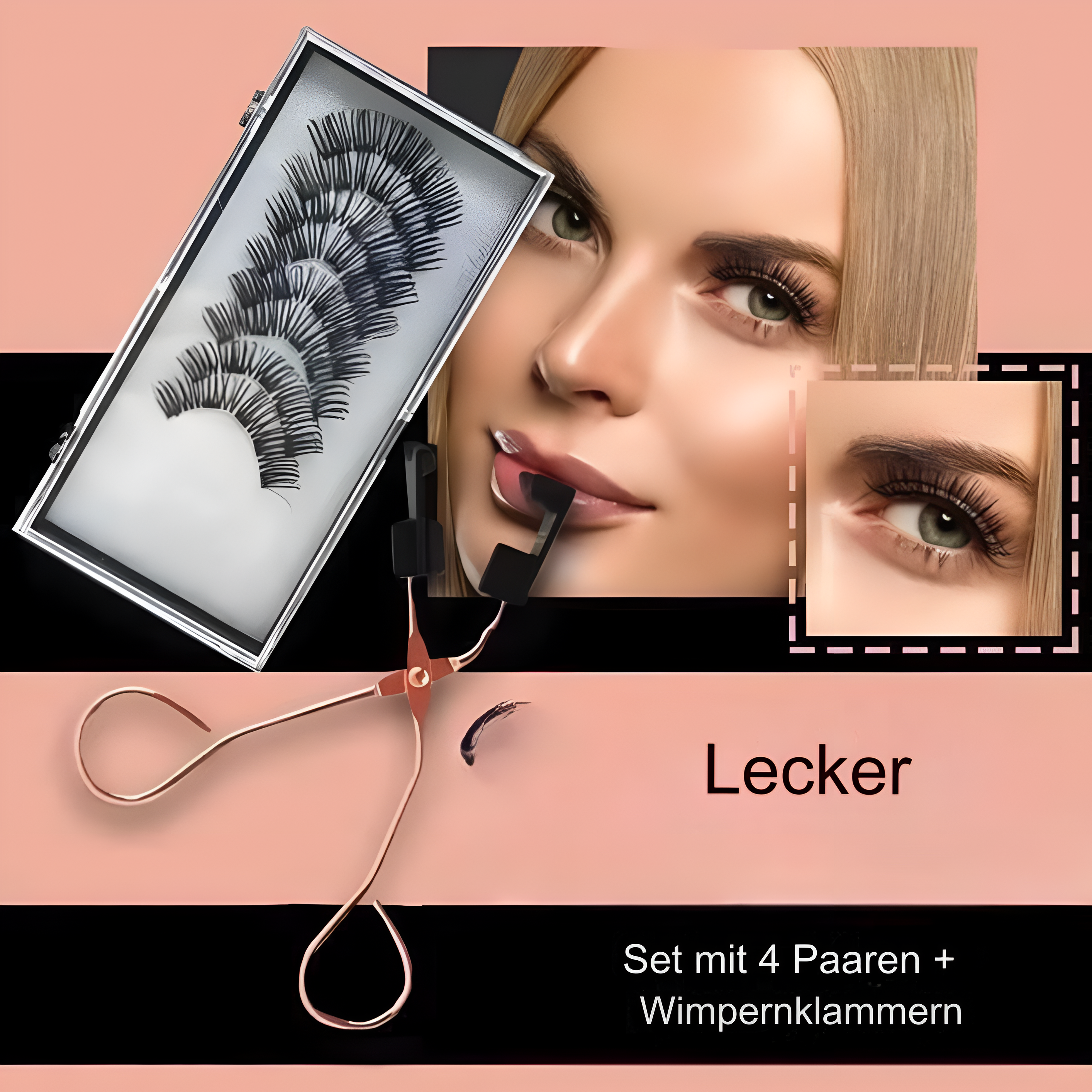 Wimpern-Kit Magnetische Anwendung