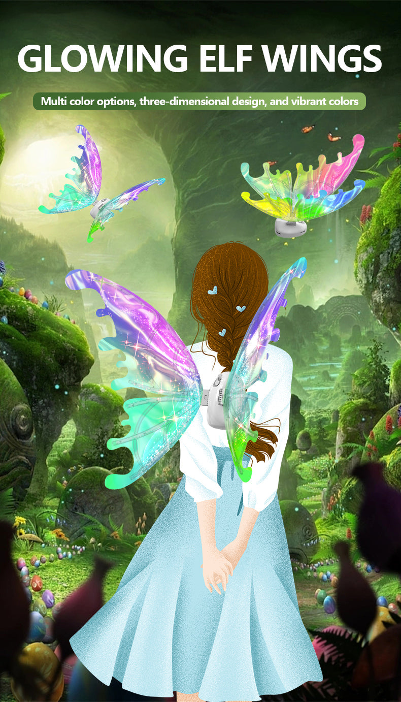 FairyGlow - Elektrischer Engel Schmetterlingsflügel