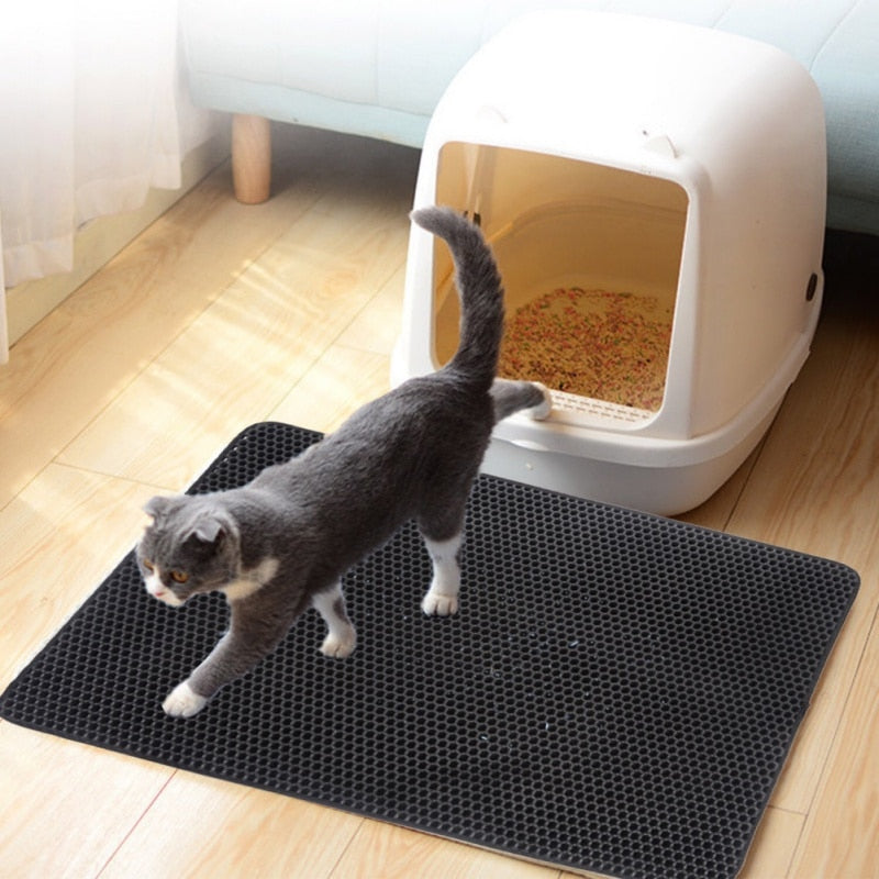 Purrfect Streu-Matte | Katzenstreu-Matte für saubere Böden