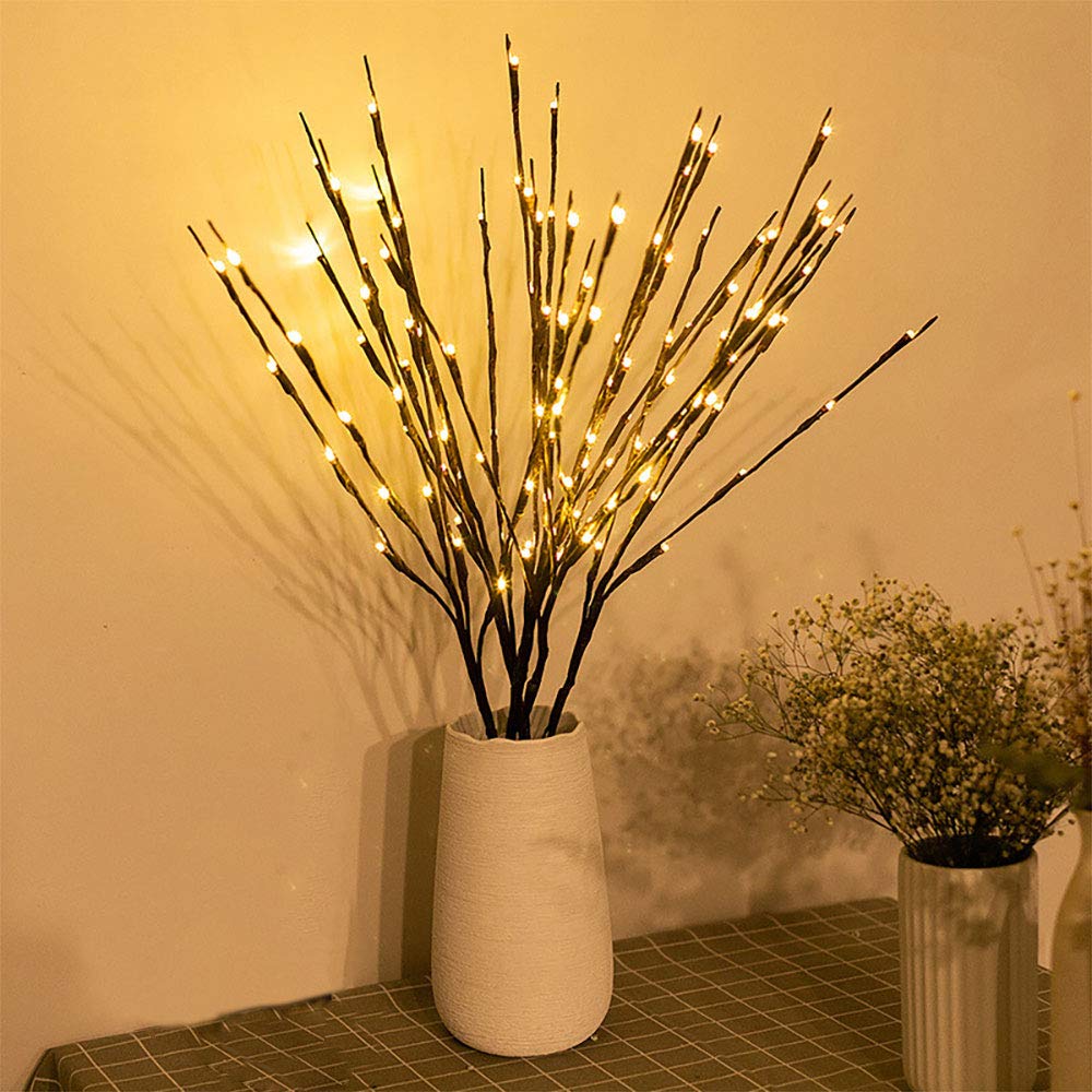 LumiGlow - Charmante LED-Dekoration mit Weidenzweigen
