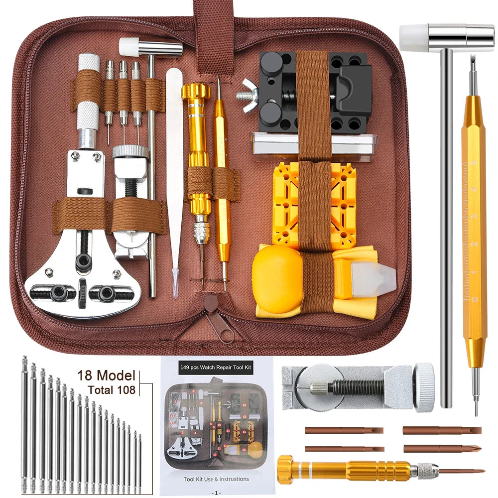 149 in 1 Uhrenreparaturwerkzeug-Sets