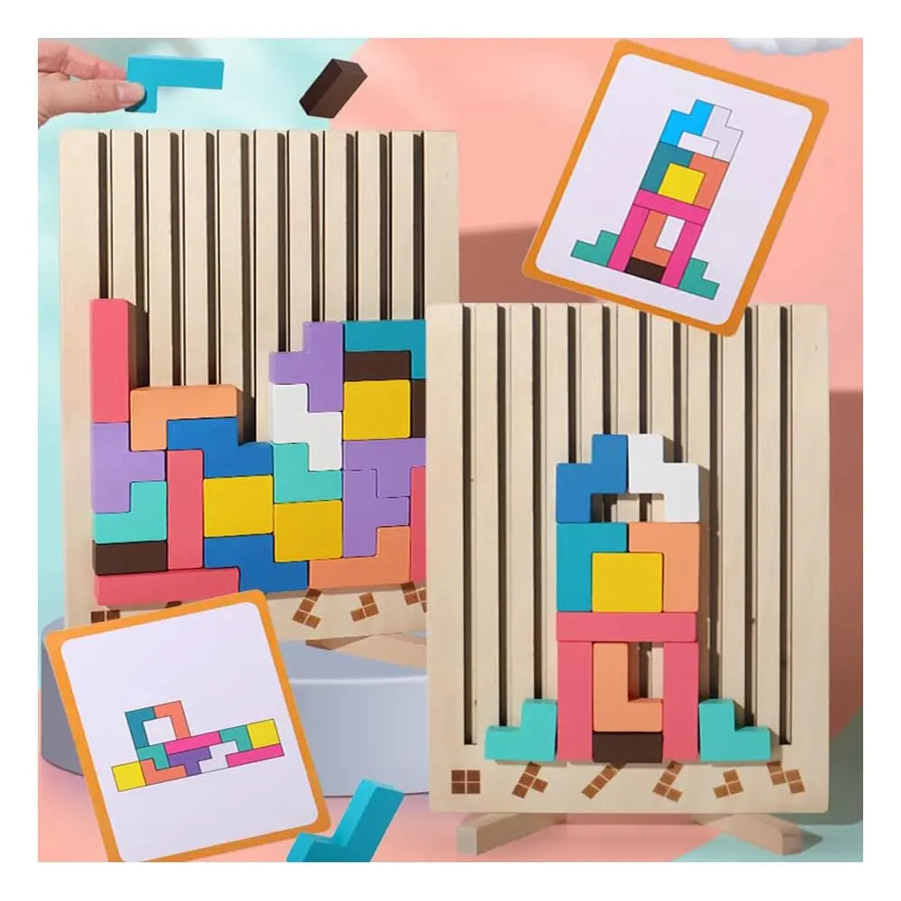 Holz-Desktopp-Spiel – Entspannte Pausen