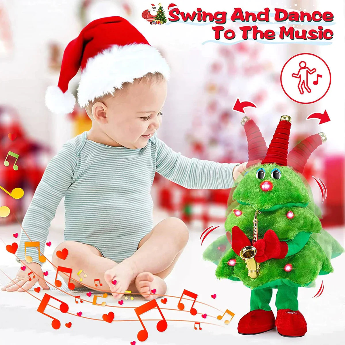 Jazz Tree® - Tanzender und singender Weihnachtsbaum - 50% RABATT