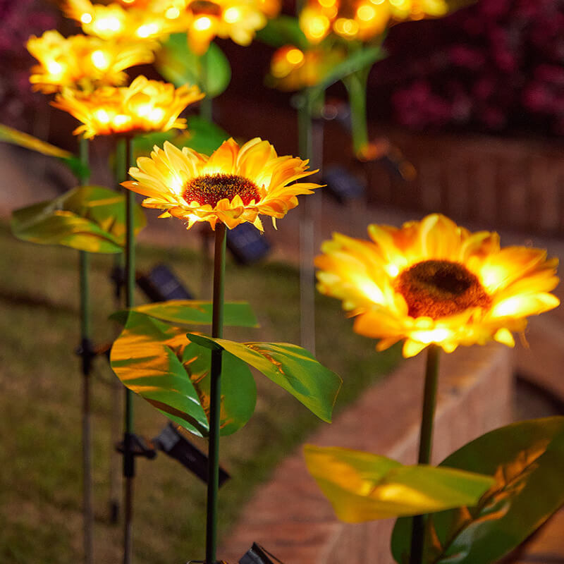 Solar-Sonnenblumen-Lichter