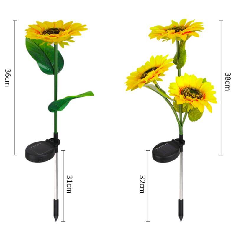 Solar-Sonnenblumen-Lichter