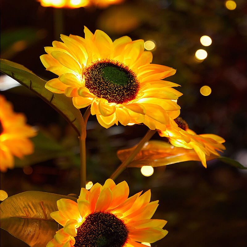 Solar-Sonnenblumen-Lichter
