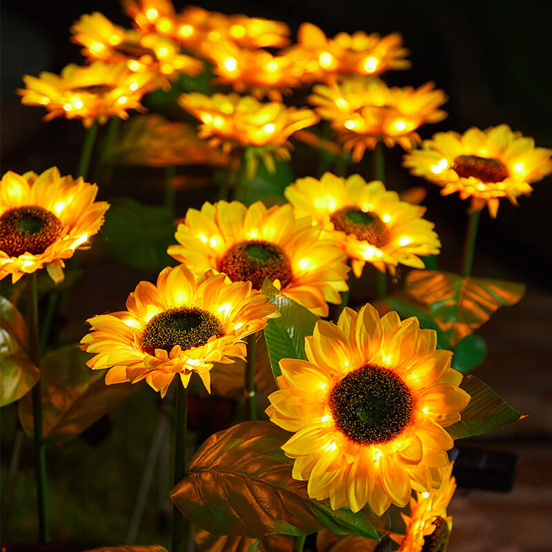Solar-Sonnenblumen-Lichter