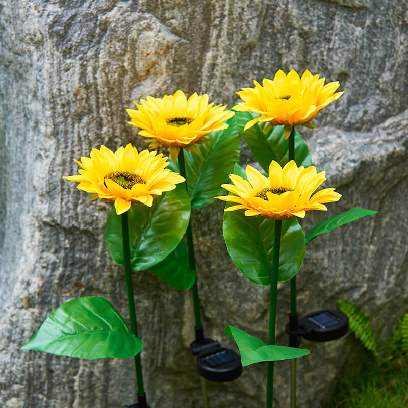 Solar-Sonnenblumen-Lichter